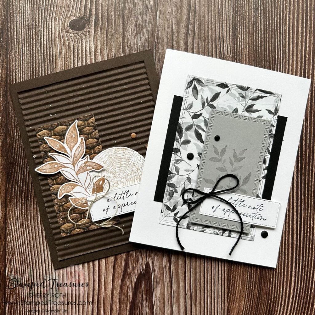 Textured Notes Card Ideas