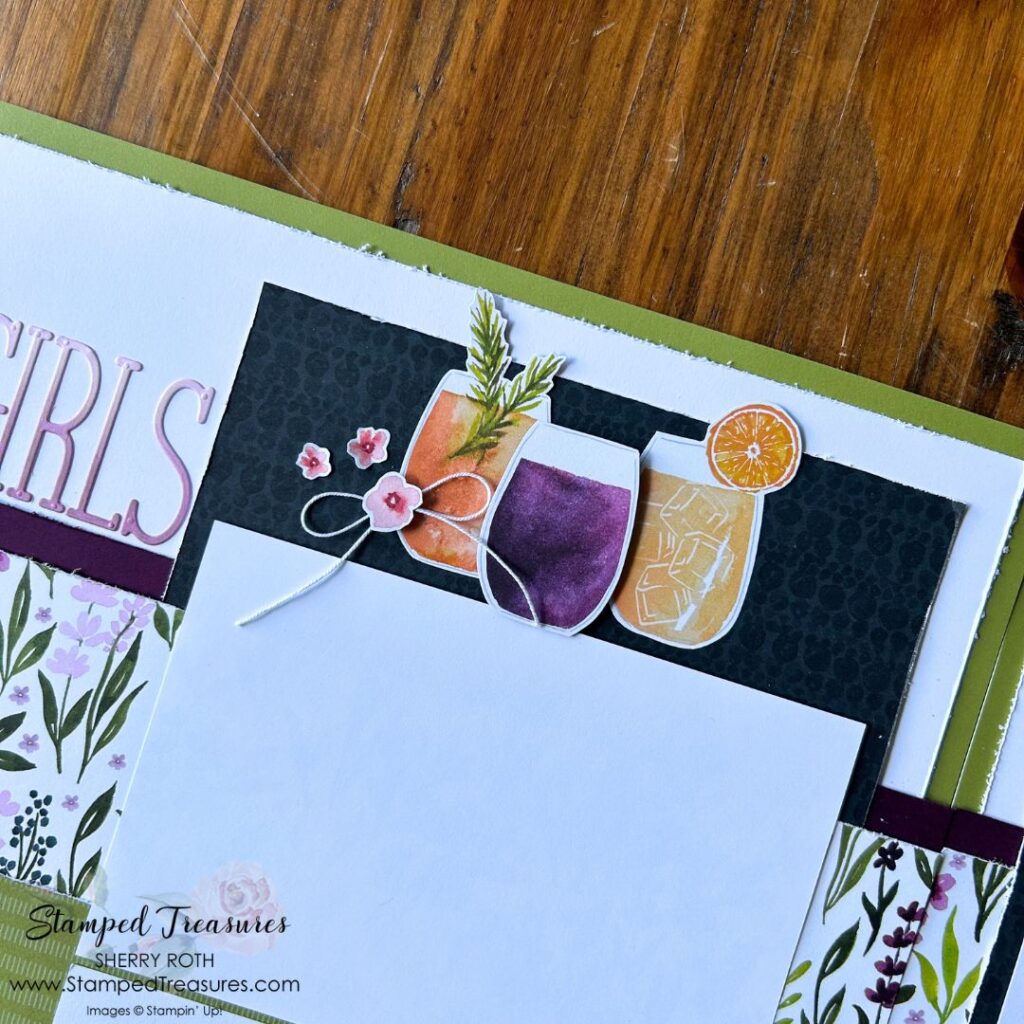 Girls Night Out Scrapbook Layout