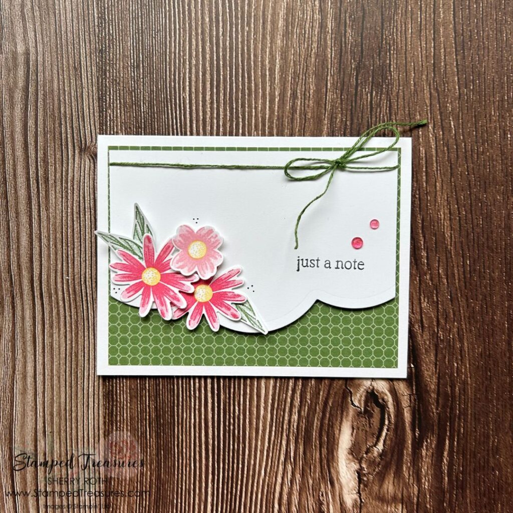 Impressions Abloom Card idea