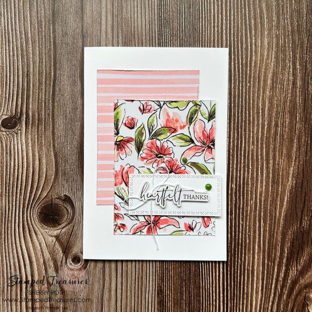 Mixed Media Florals Card ideas