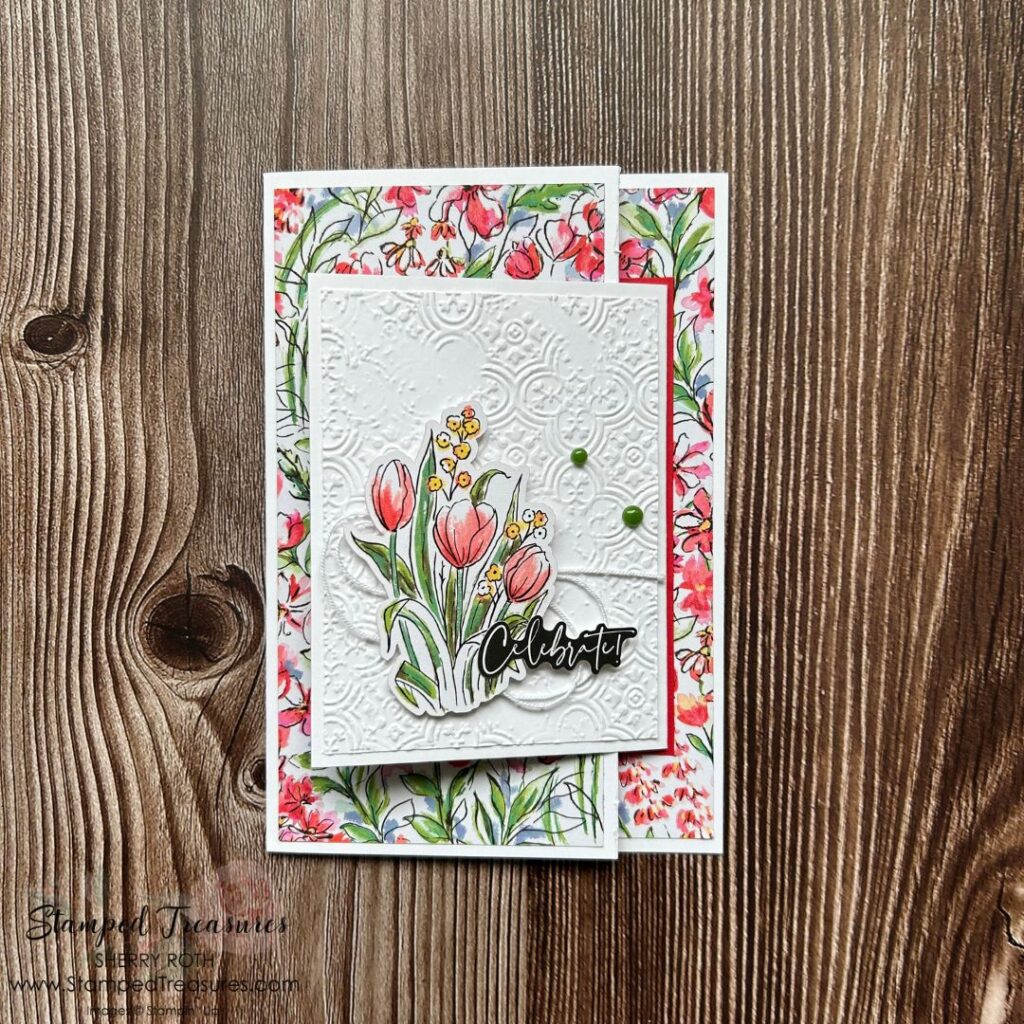 Mixed Media Florals Card ideas