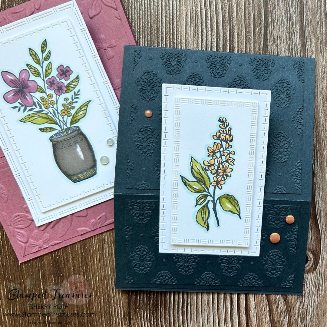 How to Make an Easel Card - Sherry Roth - Stamped Treasures