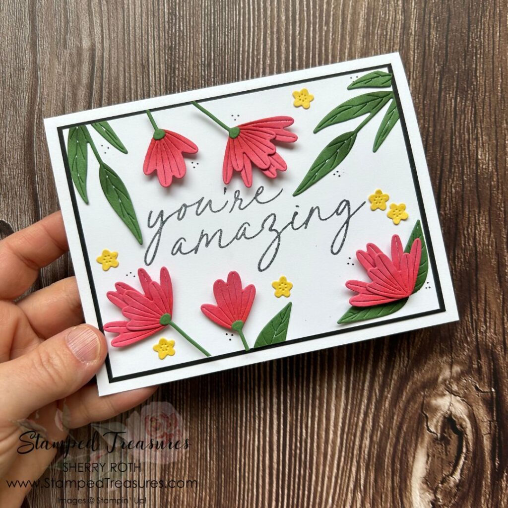 Impressions Abloom You're Amazing Card
