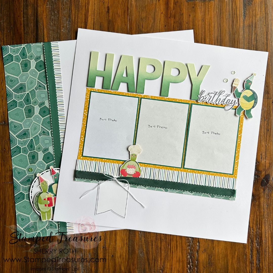A Fun 2-Page Birthday Layout