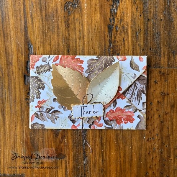 Fall Themed Envelope Pocket