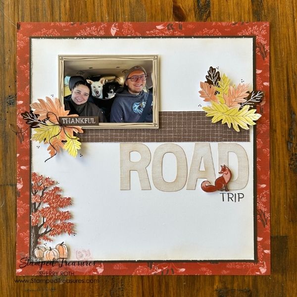 Fall Scrapbook Layout