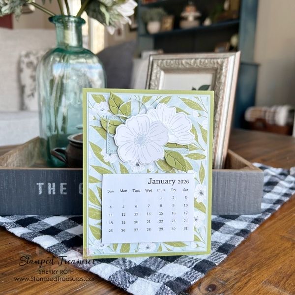Easel Calendar Card