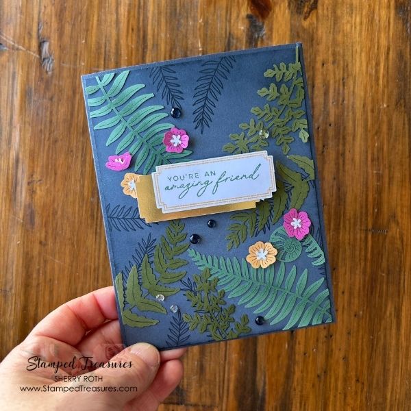 Fern & Floral Card Idea