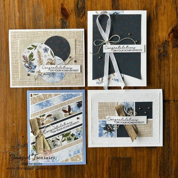 Card Ideas using Scraps
