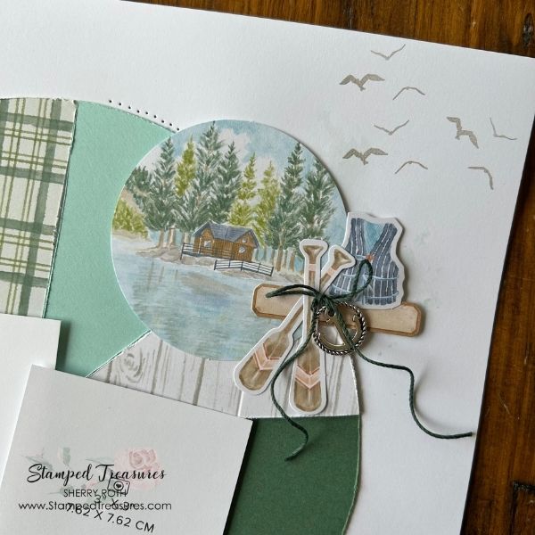 Lakeside Retreat Paper Pumpkin Alternative