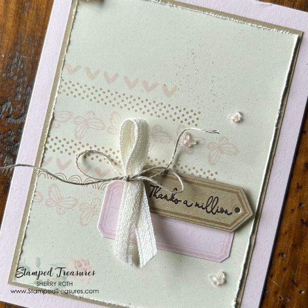 Bordered in Beauty Thank You Card