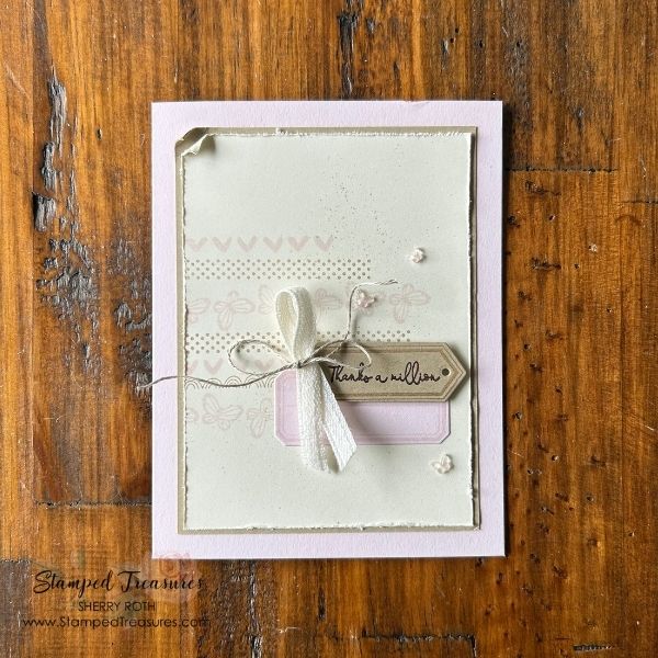 Bordered in Beauty Thank You Card
