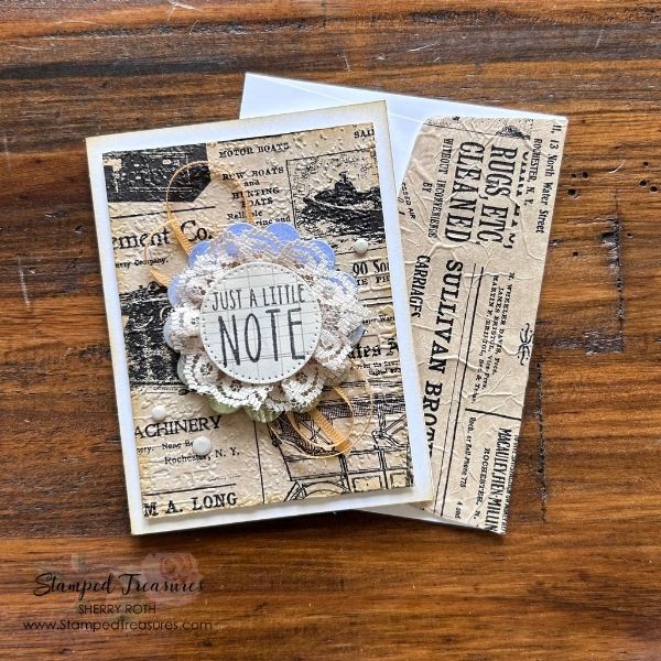 Cards Made with Scraps