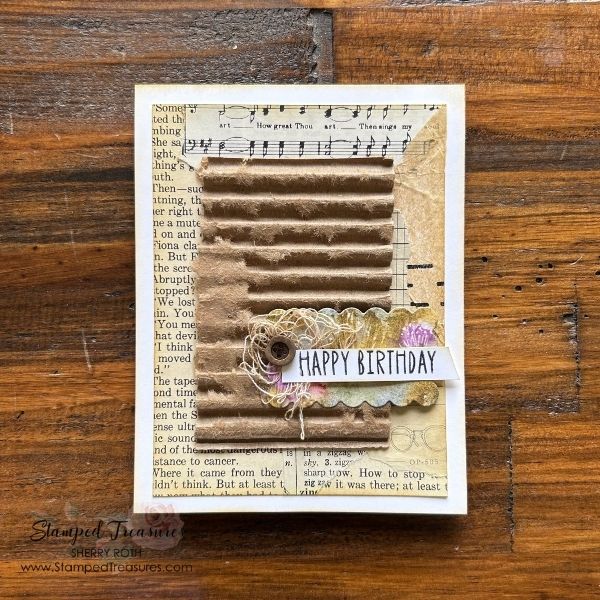 Cards made with scraps