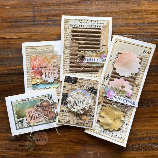 Use your scraps to make cards