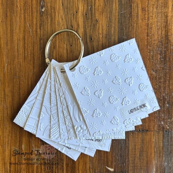 Embossing Folder Sample Ring