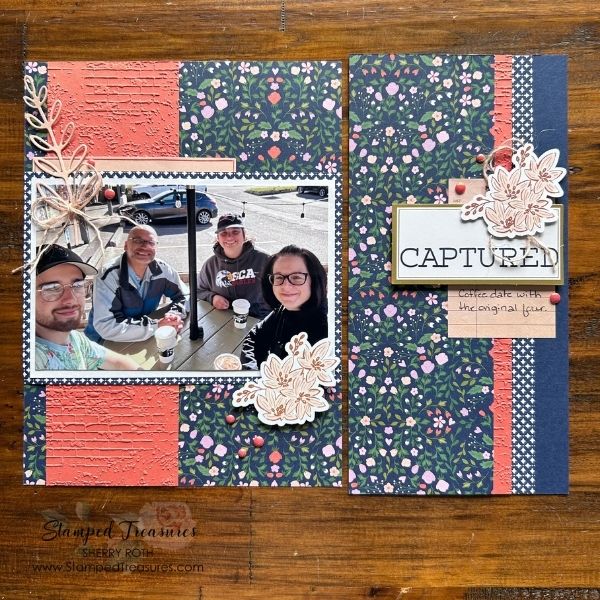 6x8 Scrapbook Layout