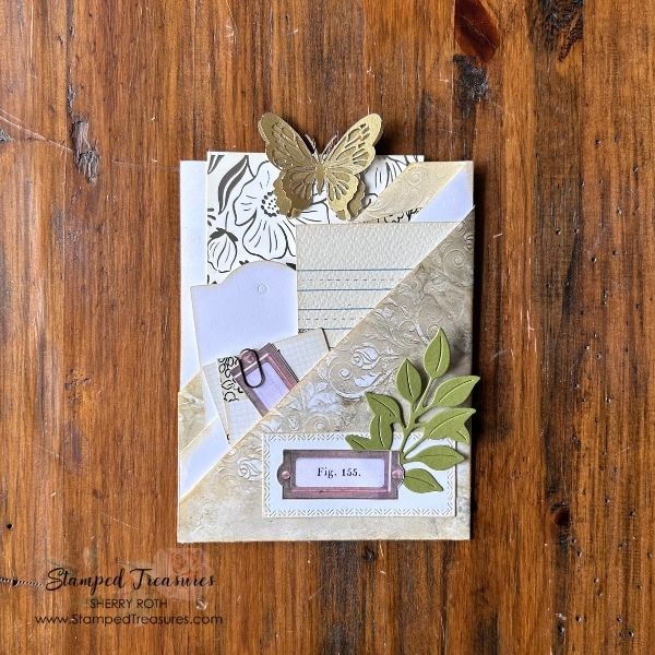 A Simple Pattern Paper Pocket